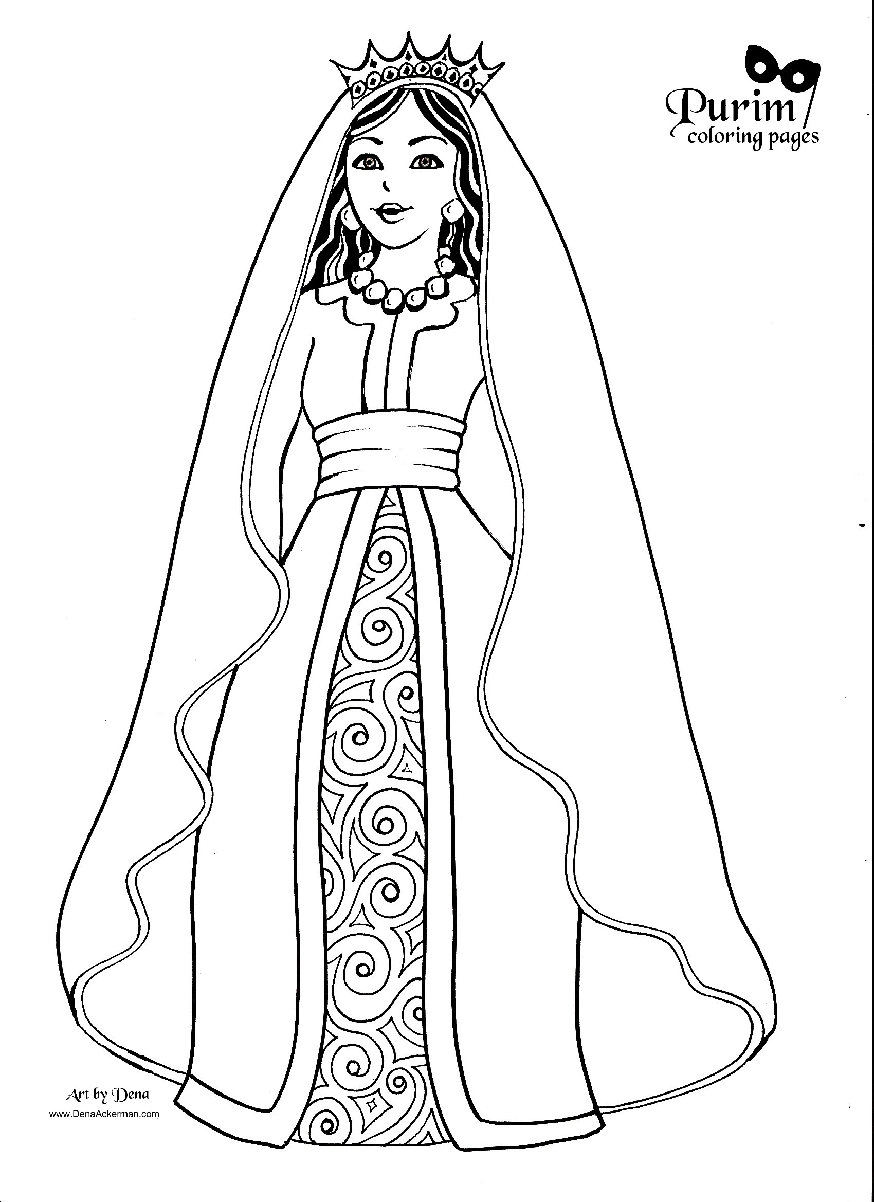 esther coloring pages bible - photo #5