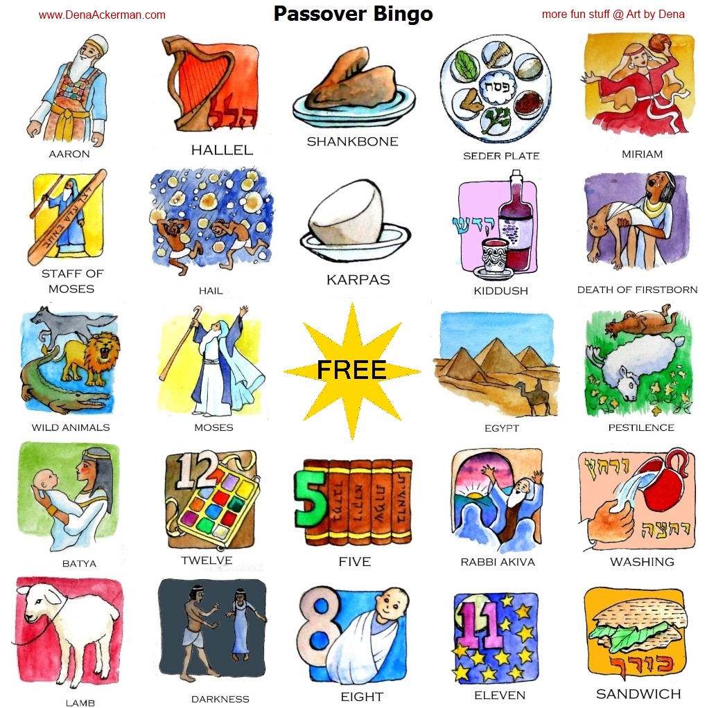 Passover Bingo Printable Files
