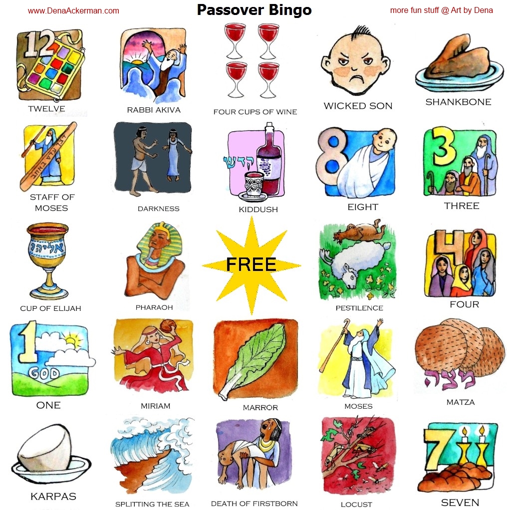 Passover Bingo Printable Files